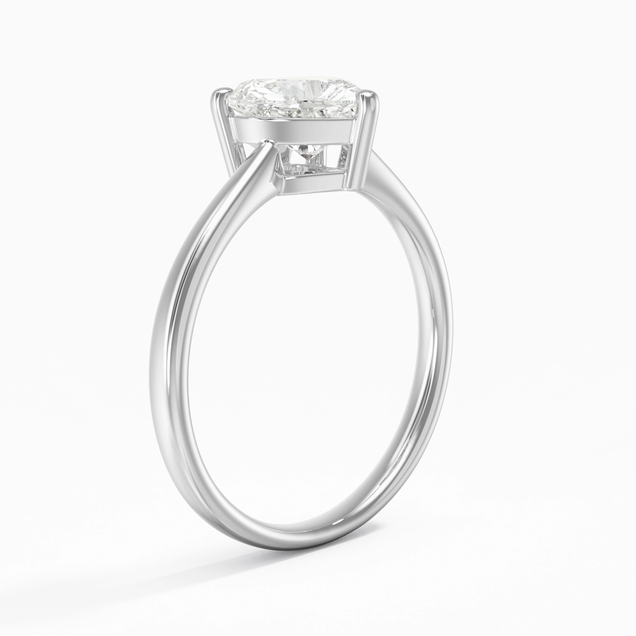 Solitaire Engagement Ring 1.50ct Moissanite