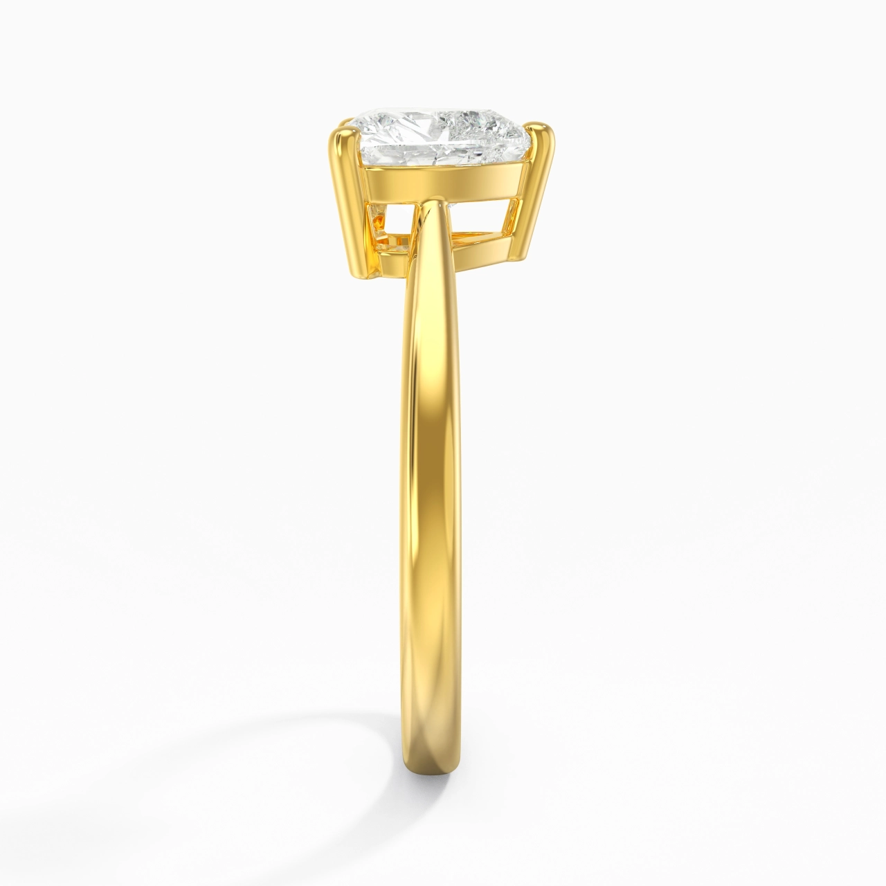 Solitaire Engagement Ring 1.50ct Moissanite