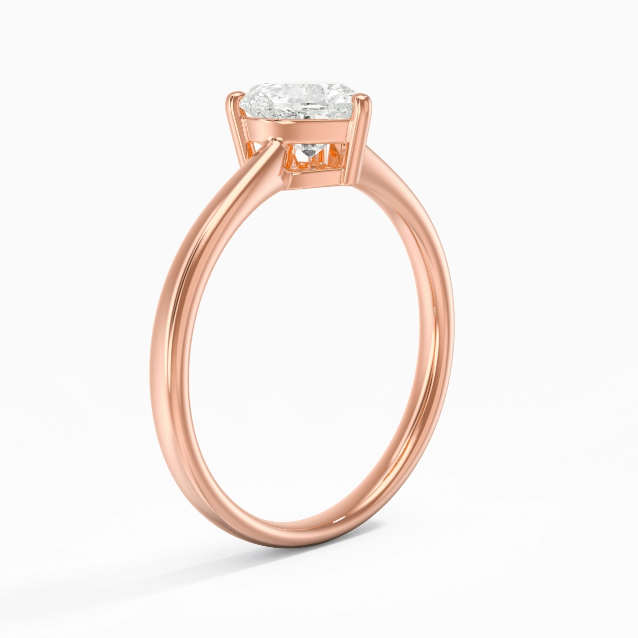 Solitaire Engagement Ring 1.00ct Moissanite