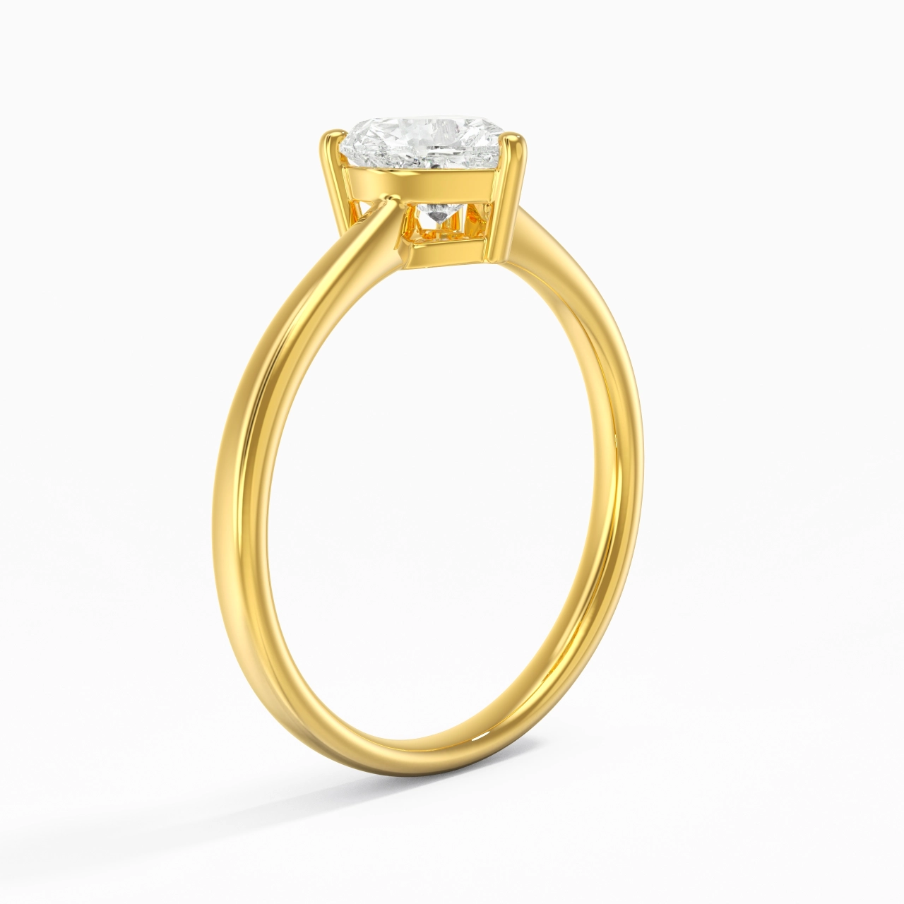 Solitaire Engagement Ring 1.00ct Moissanite