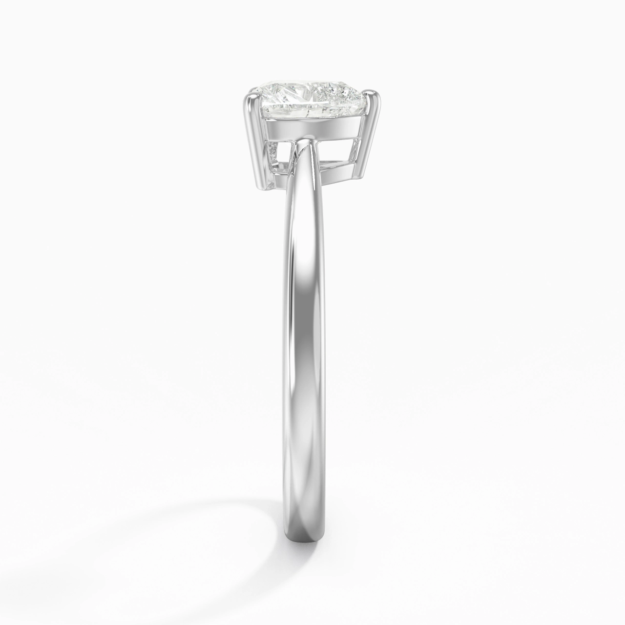 Solitaire Engagement Ring 1.00ct Moissanite