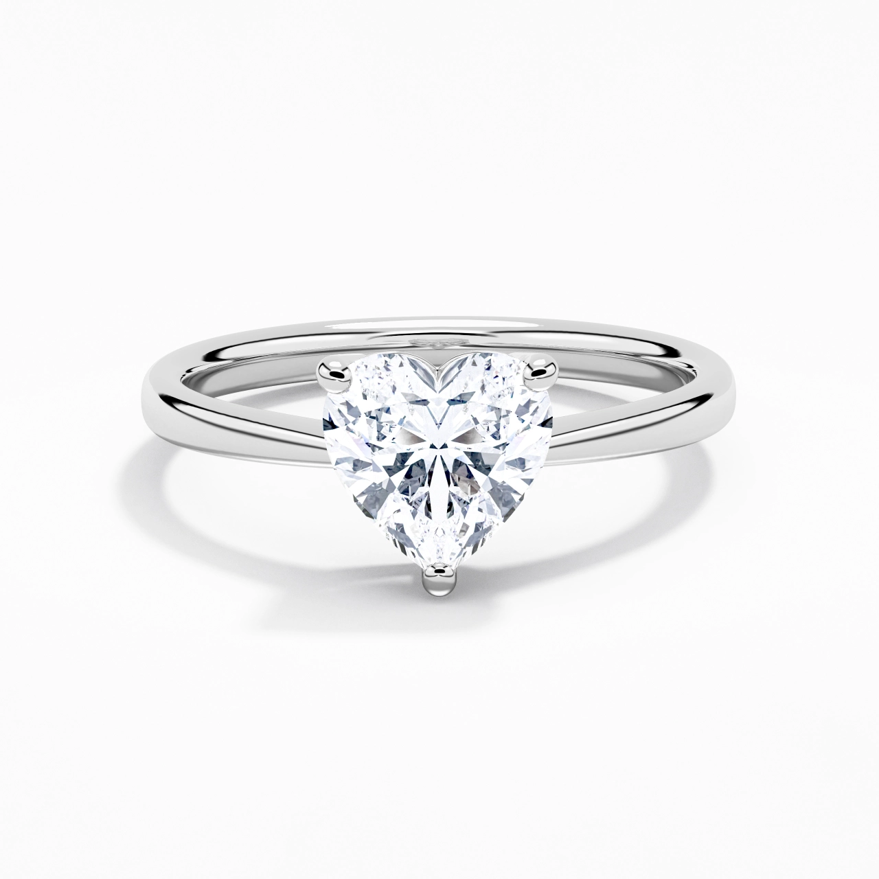 Solitaire Engagement Ring 2.00ct Moissanite