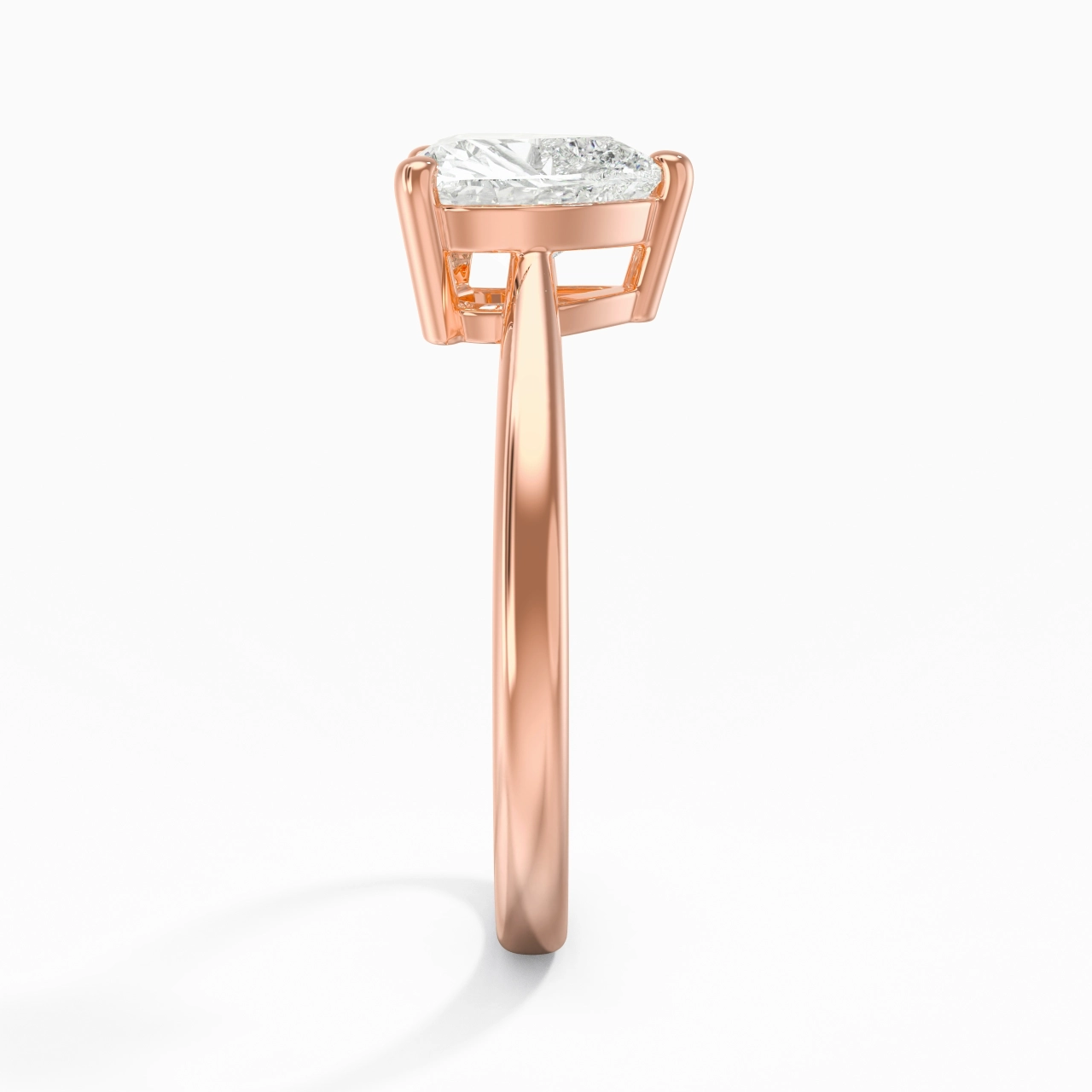 Solitaire Engagement Ring 2.00ct Moissanite