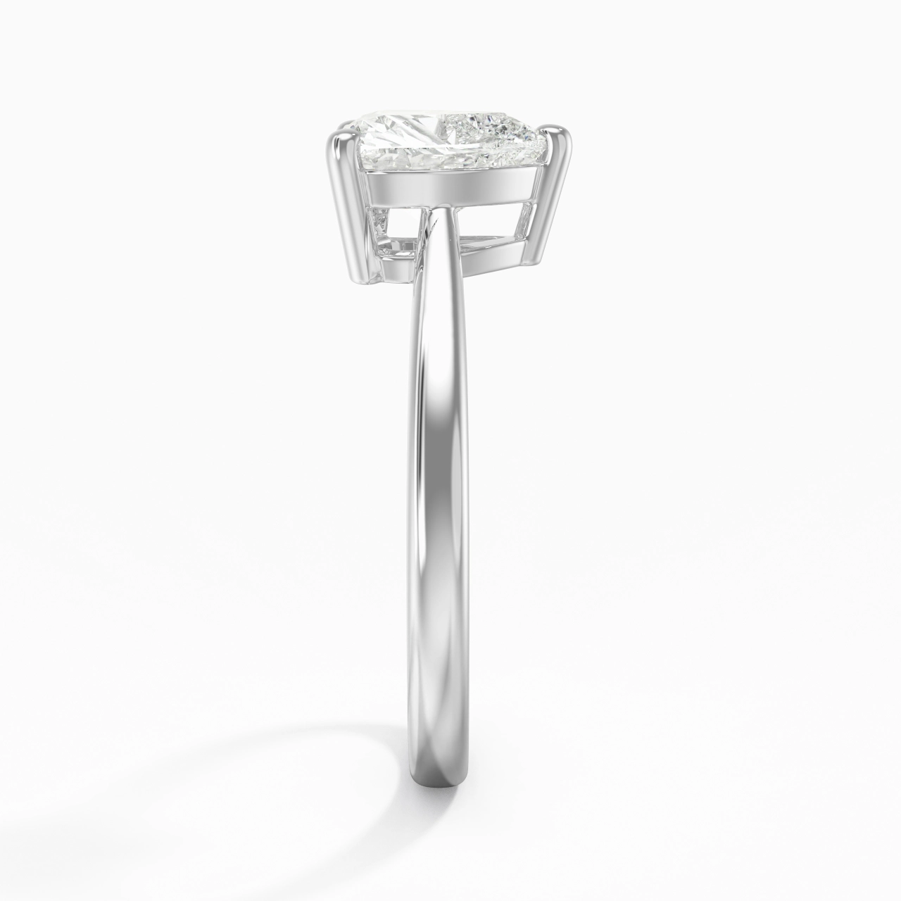 Solitaire Engagement Ring 2.00ct Moissanite