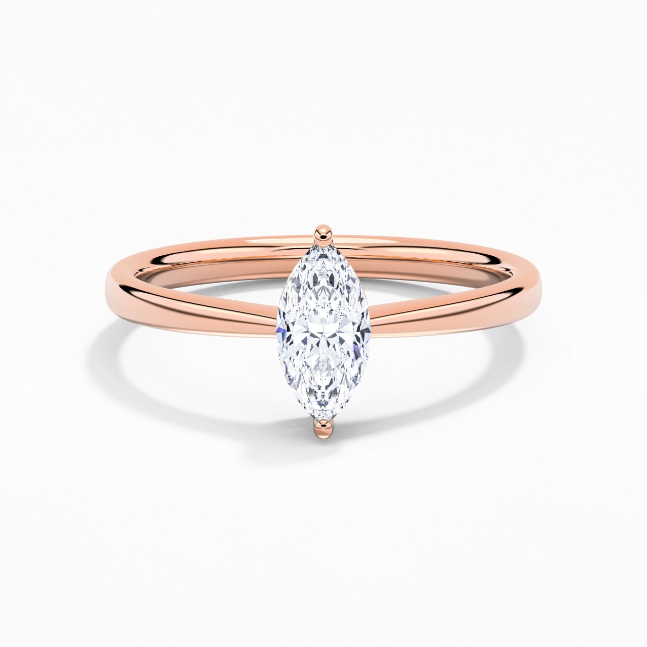 Solitaire Engagement Ring 0.80ct Moissanite