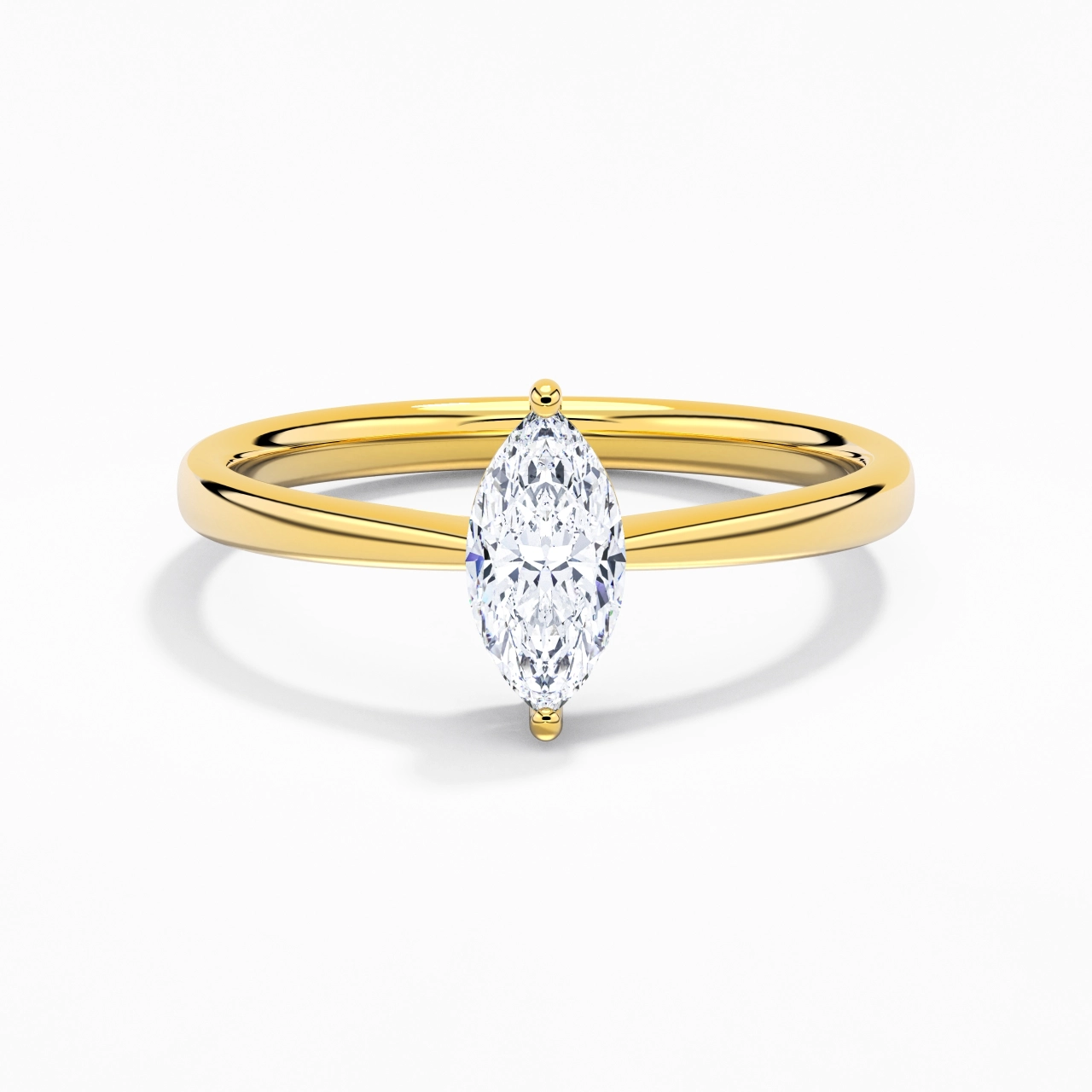 Solitaire Engagement Ring 0.80ct Moissanite