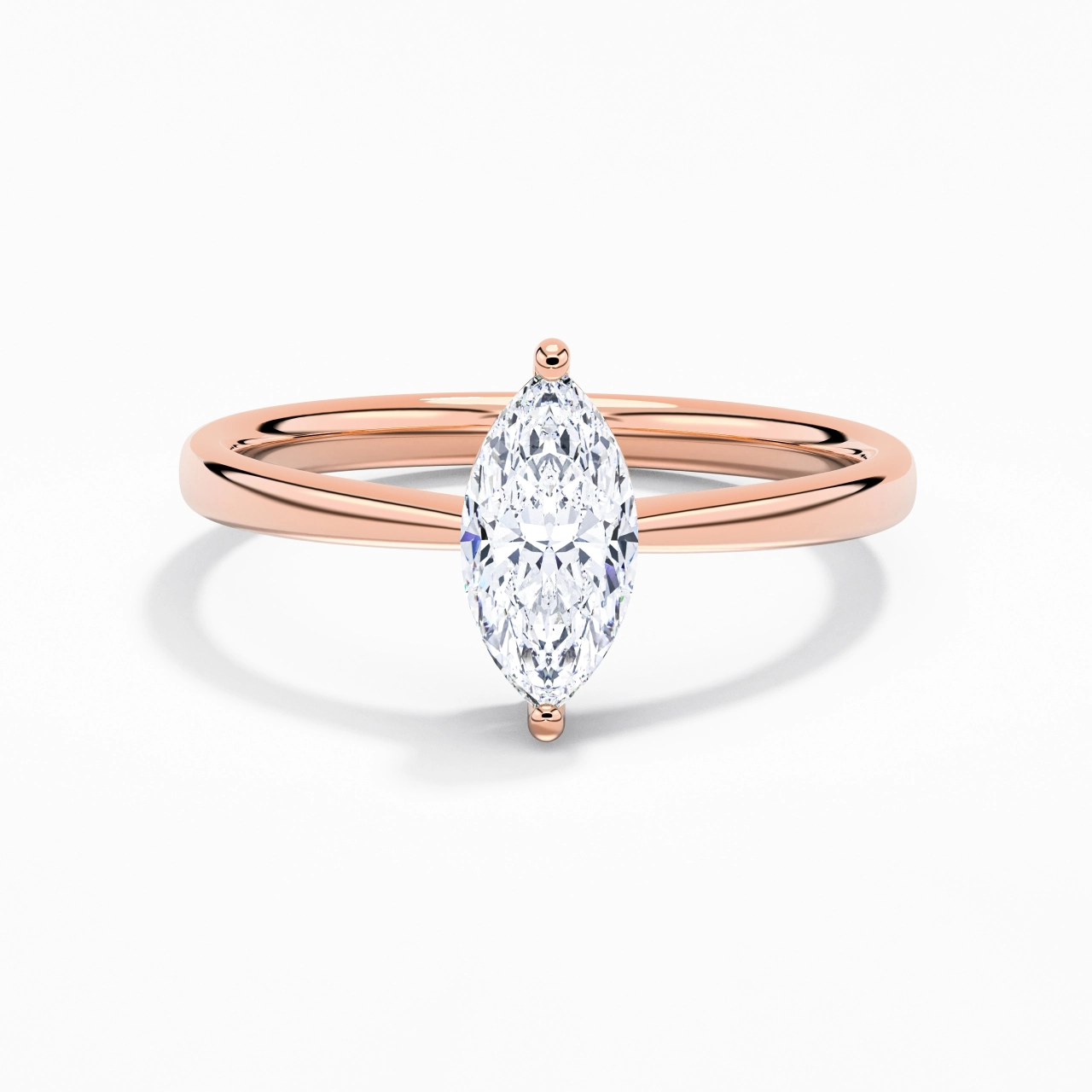 Solitaire Engagement Ring 1.00ct Moissanite