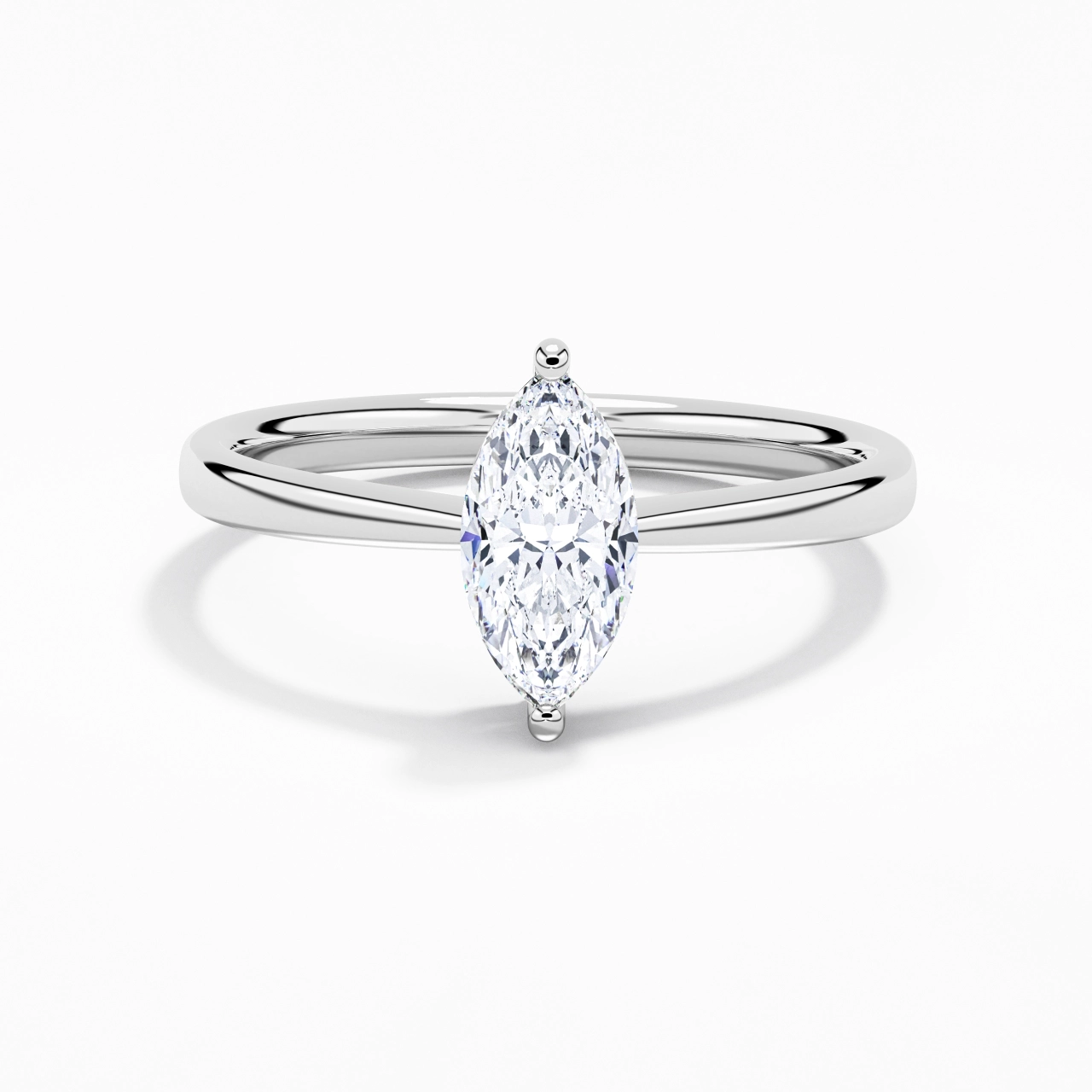 Solitaire Engagement Ring 1.00ct Moissanite