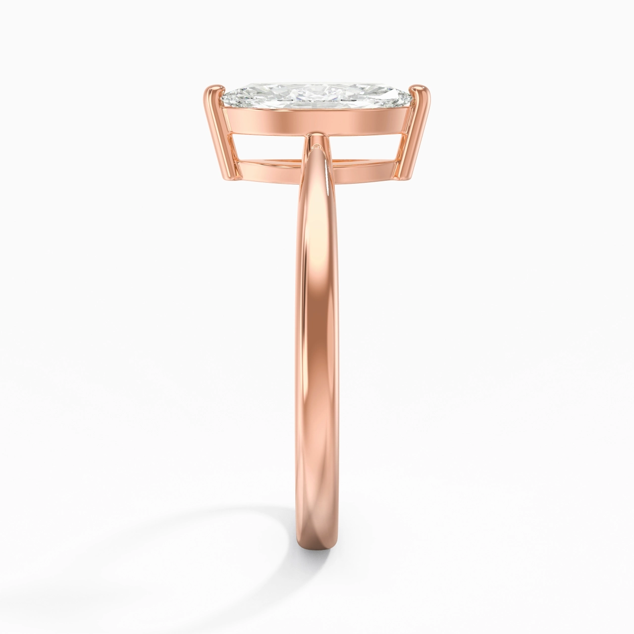 Solitaire Engagement Ring 1.00ct Moissanite