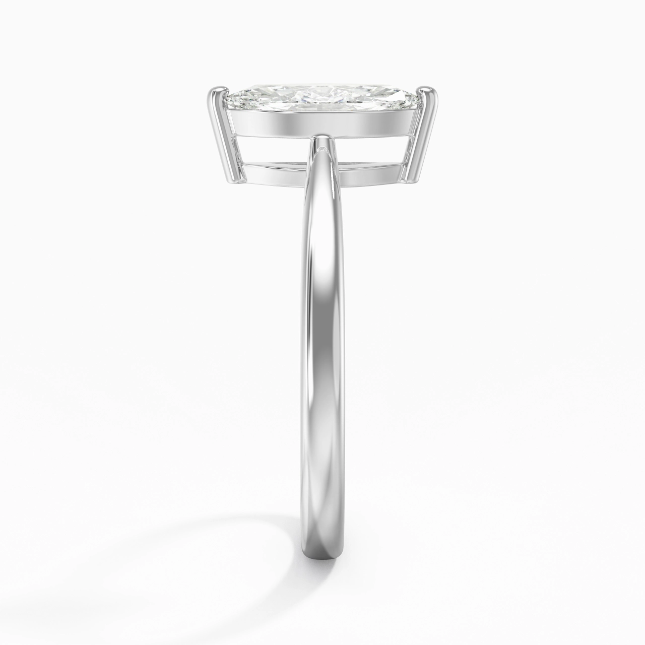 Solitaire Engagement Ring 1.00ct Moissanite