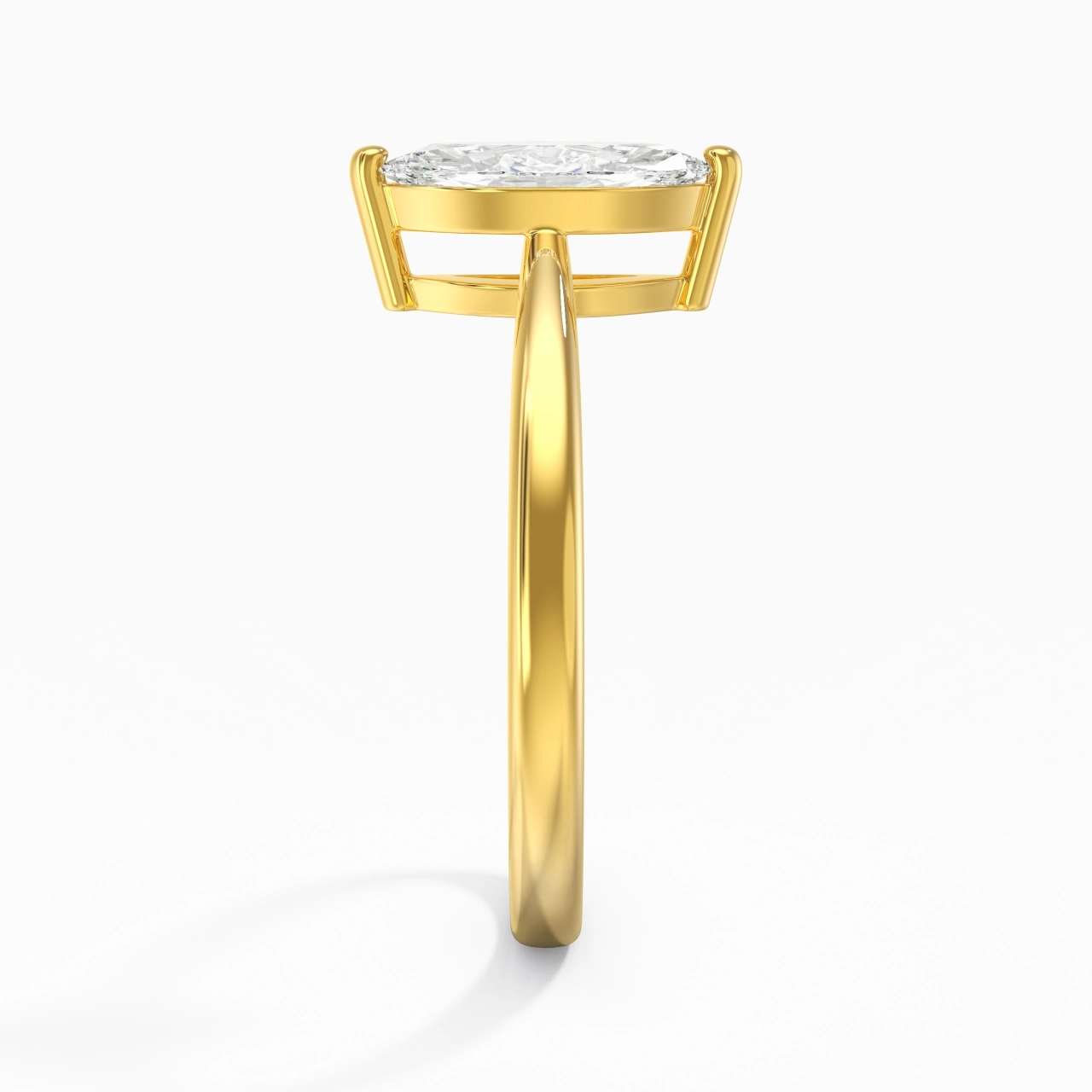 Solitaire Engagement Ring 1.00ct Moissanite