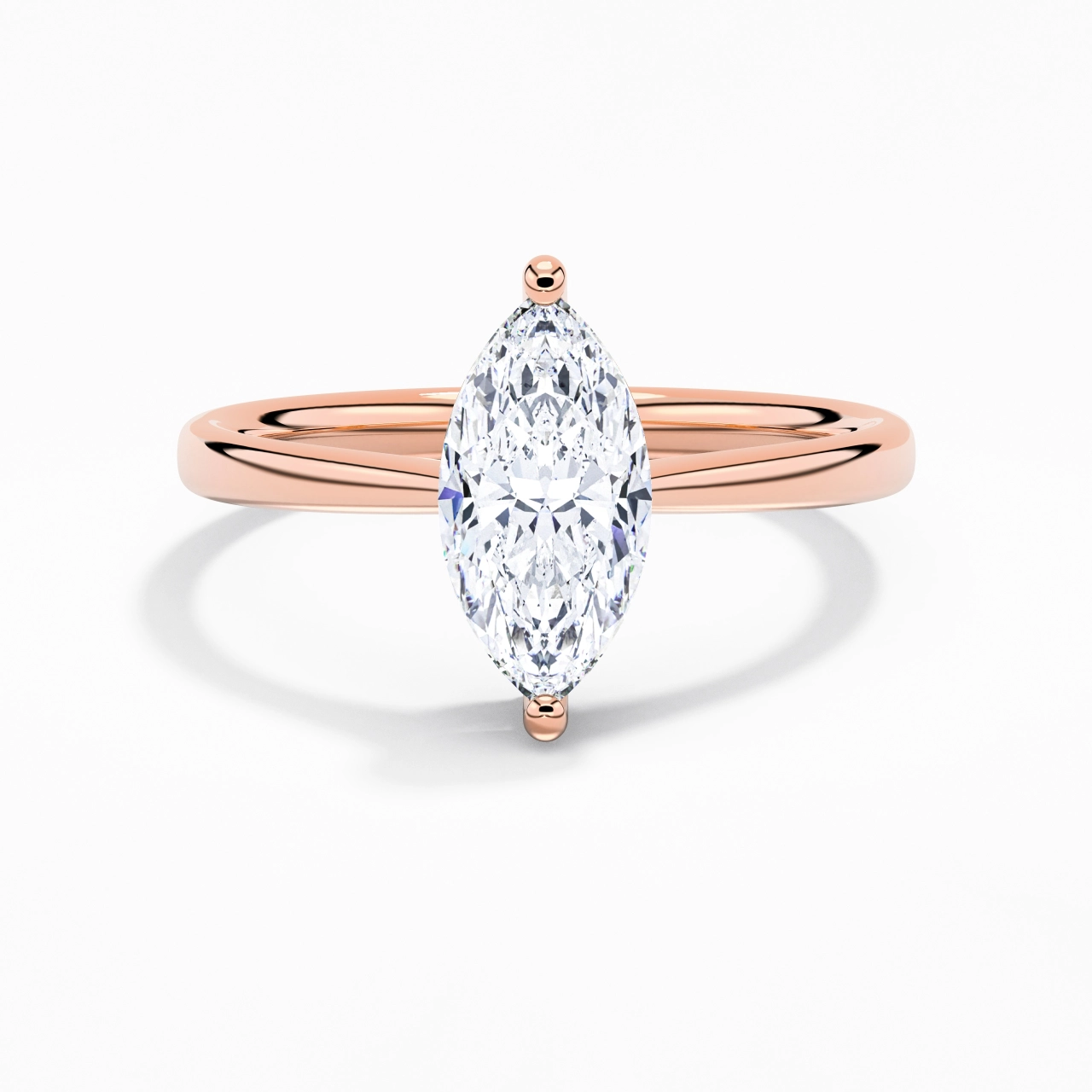 Solitaire Engagement Ring 2.00ct Moissanite