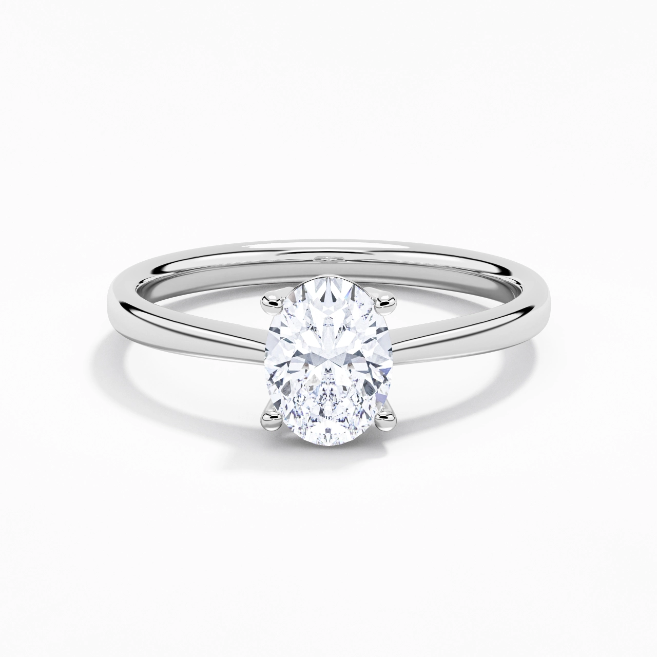 Solitaire Engagement Ring 1.50ct Moissanite