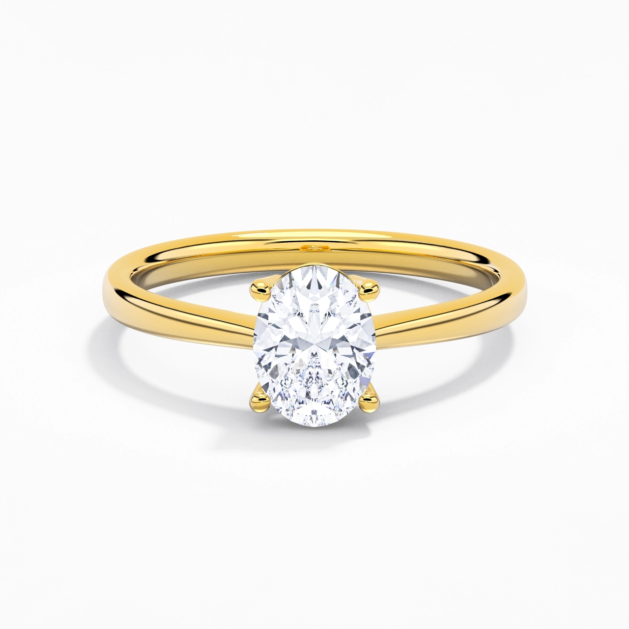 Solitaire Engagement Ring 1.50ct Moissanite