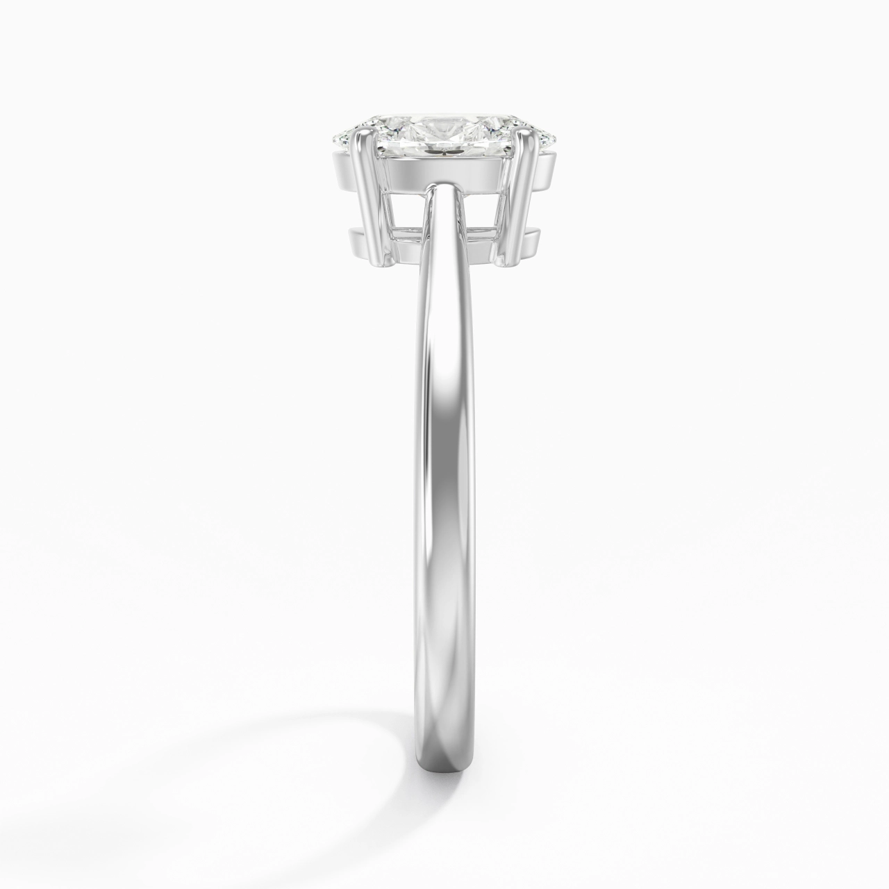 Solitaire Engagement Ring 1.50ct Moissanite