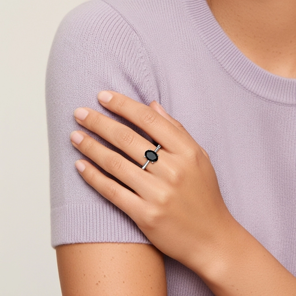 Solitaire Engagement Ring 1.00ct Cubic Zirconia