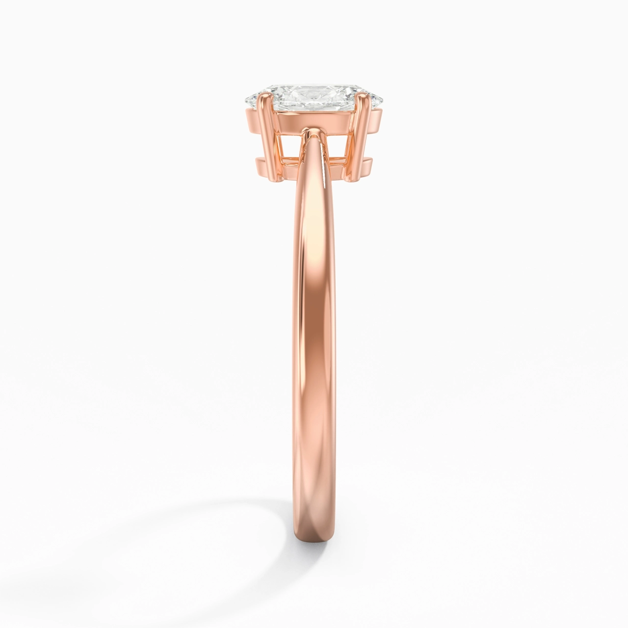 Solitaire Engagement Ring 1.00ct Moissanite