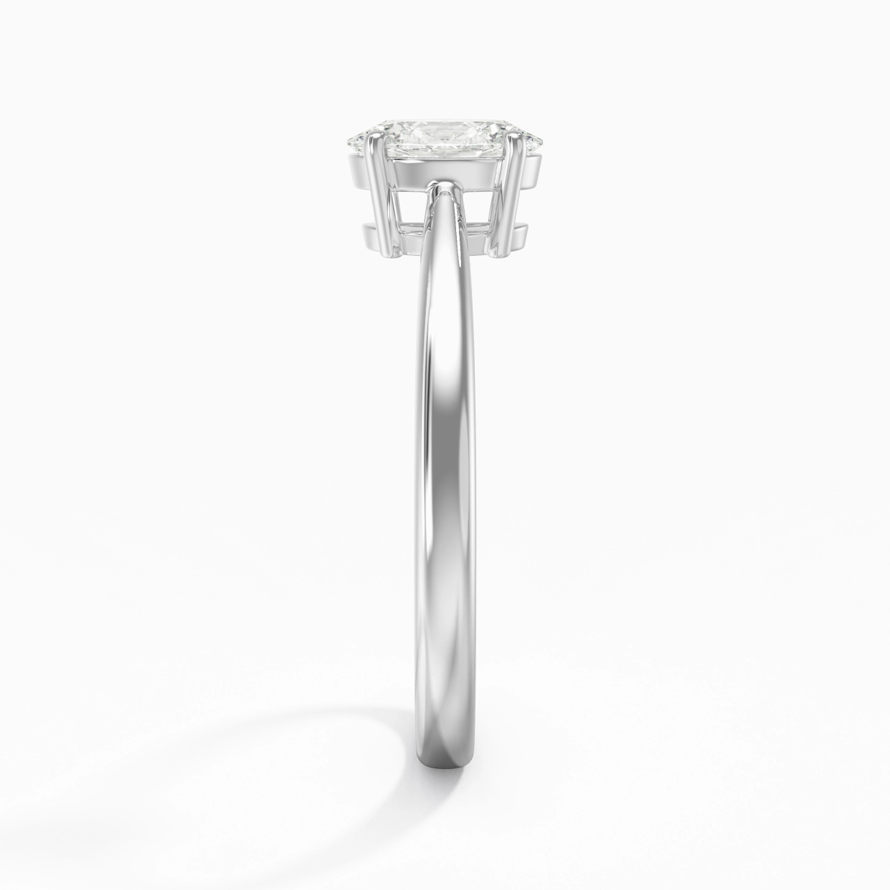 Solitaire Engagement Ring 1.00ct Moissanite