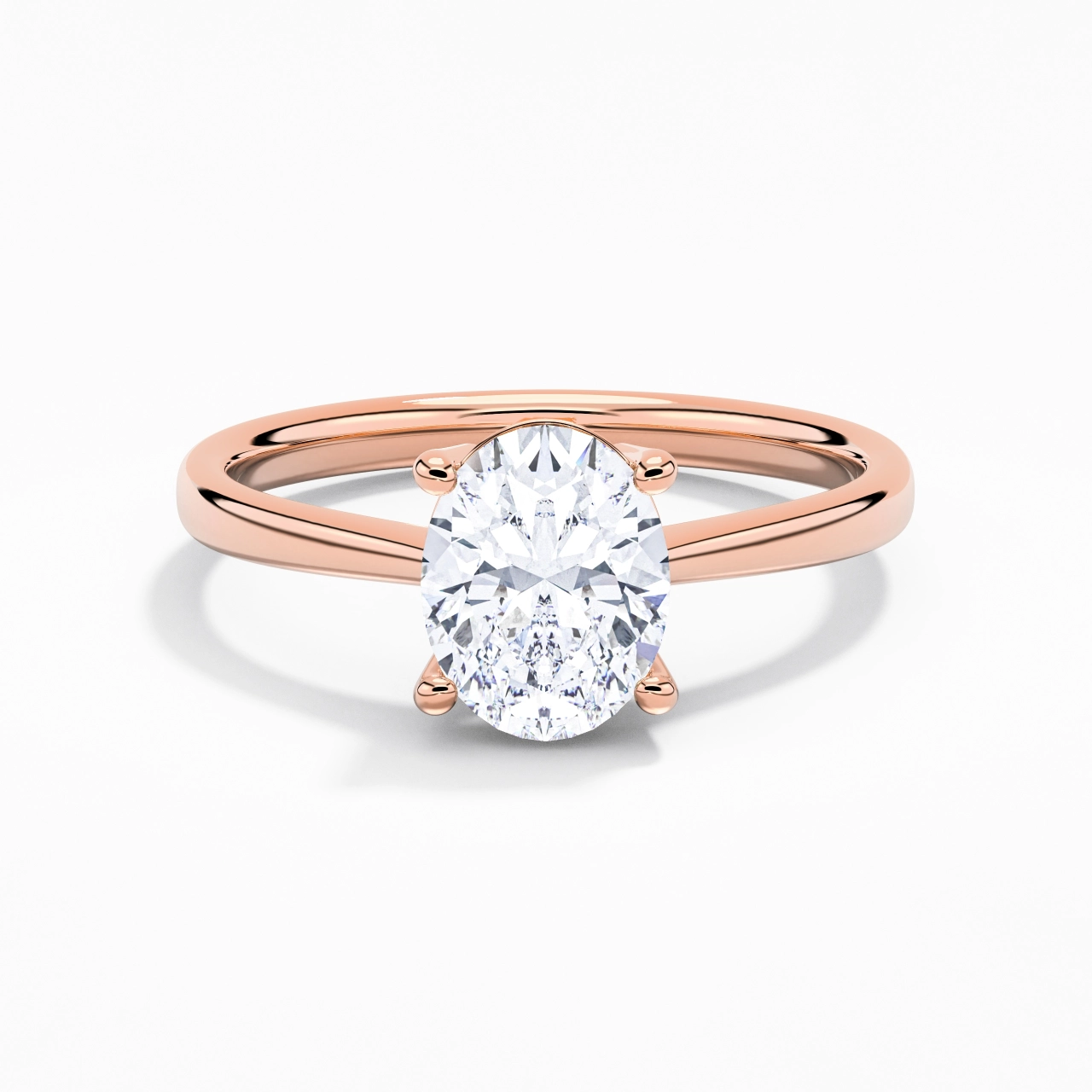Solitaire Engagement Ring 2.00ct Moissanite