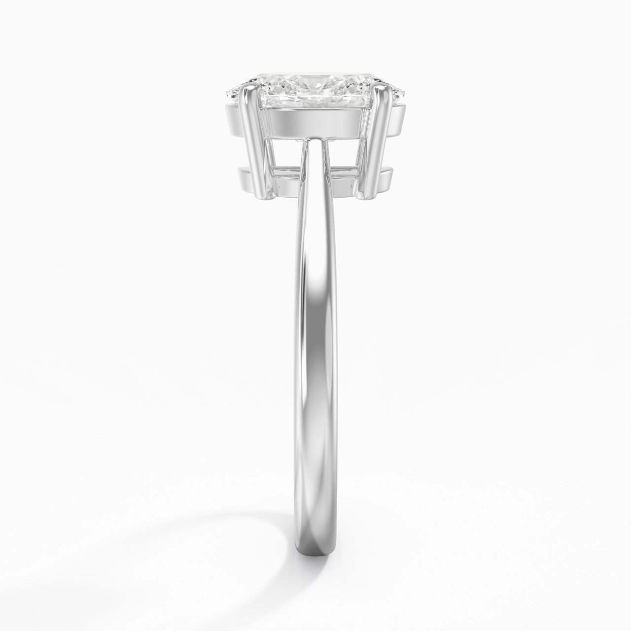 Solitaire Engagement Ring 2.00ct Moissanite