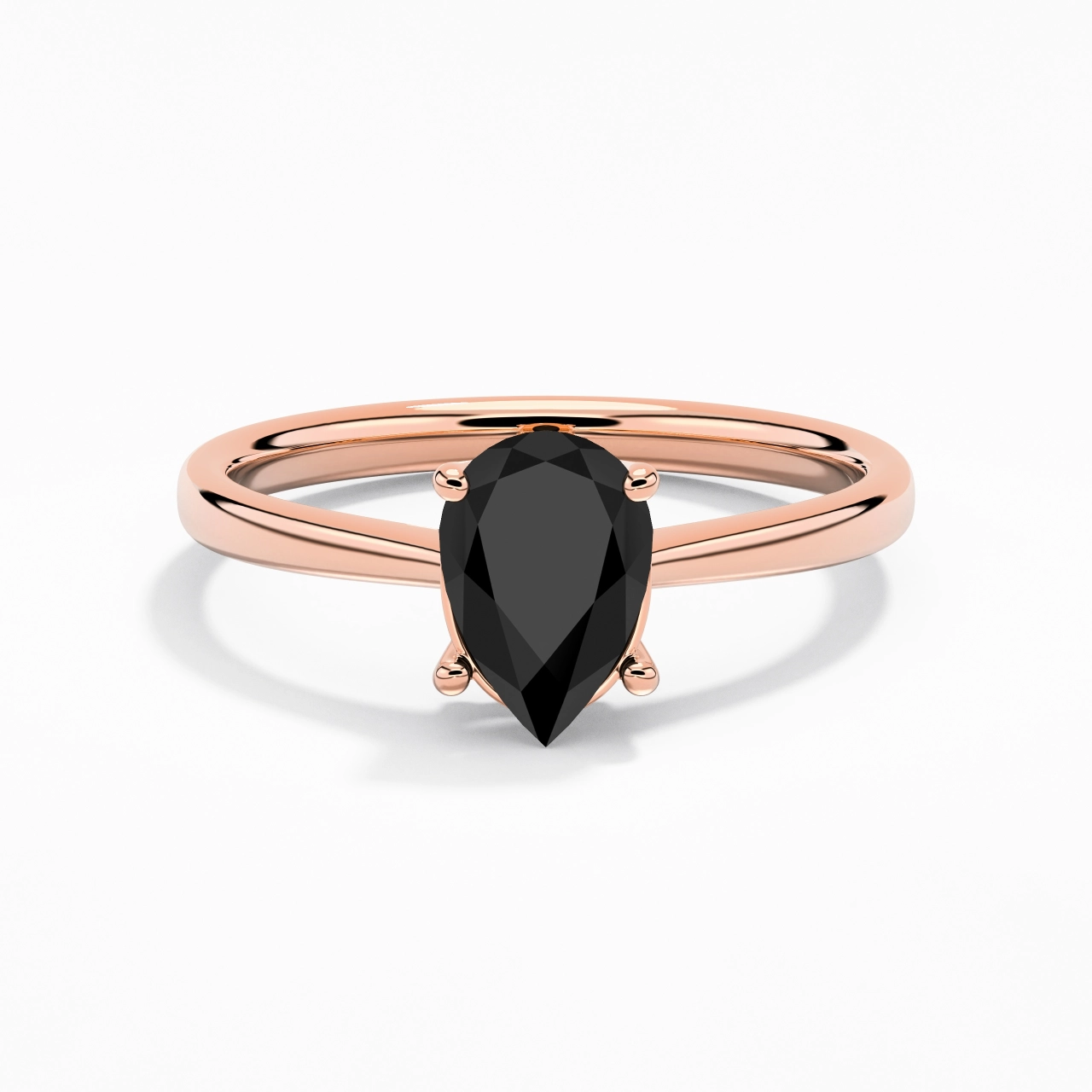 Solitaire Bague de fiançailles 1.50ct Zircon cubique