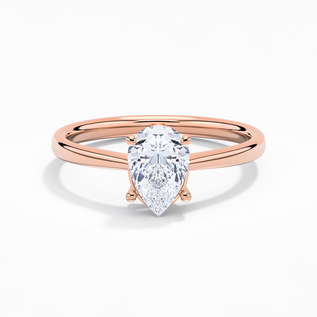 Solitaire Engagement Ring 1.50ct Moissanite