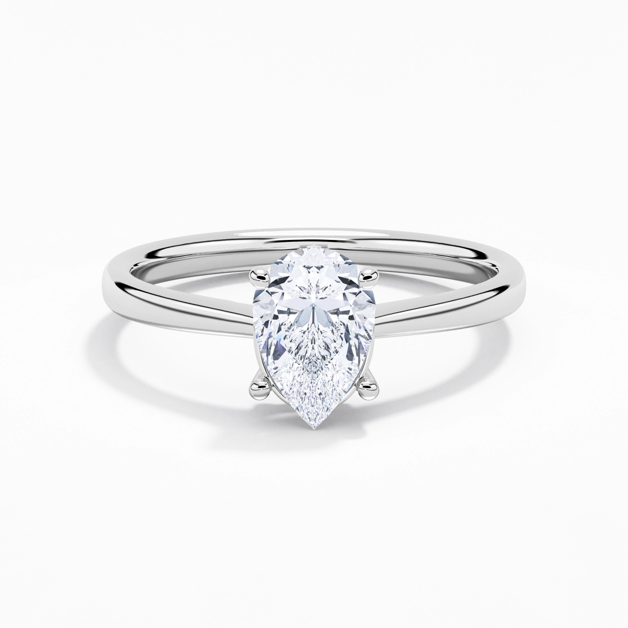 Solitaire Engagement Ring 1.50ct Moissanite