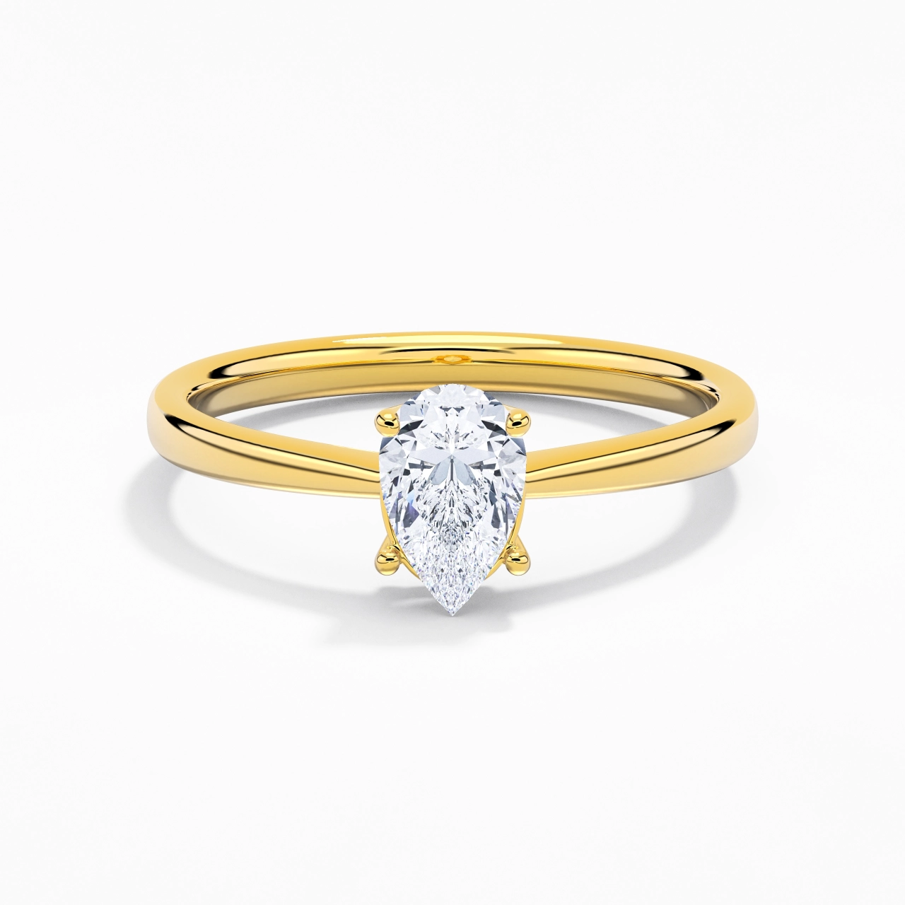 Solitaire Engagement Ring 1.00ct Moissanite