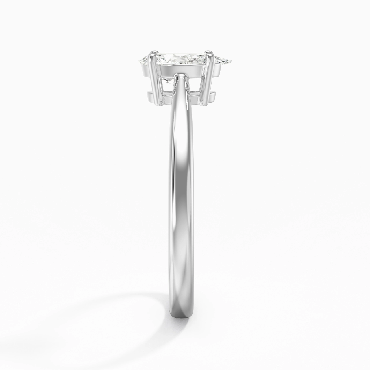 Solitaire Engagement Ring 1.00ct Moissanite