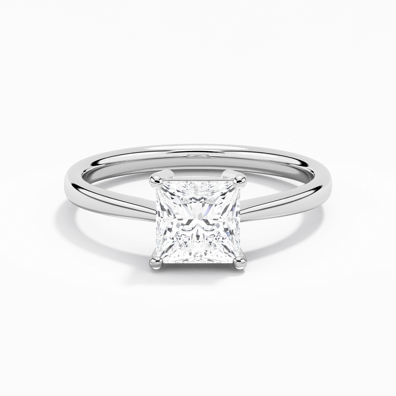 Solitaire Engagement Ring 1.50ct Moissanite