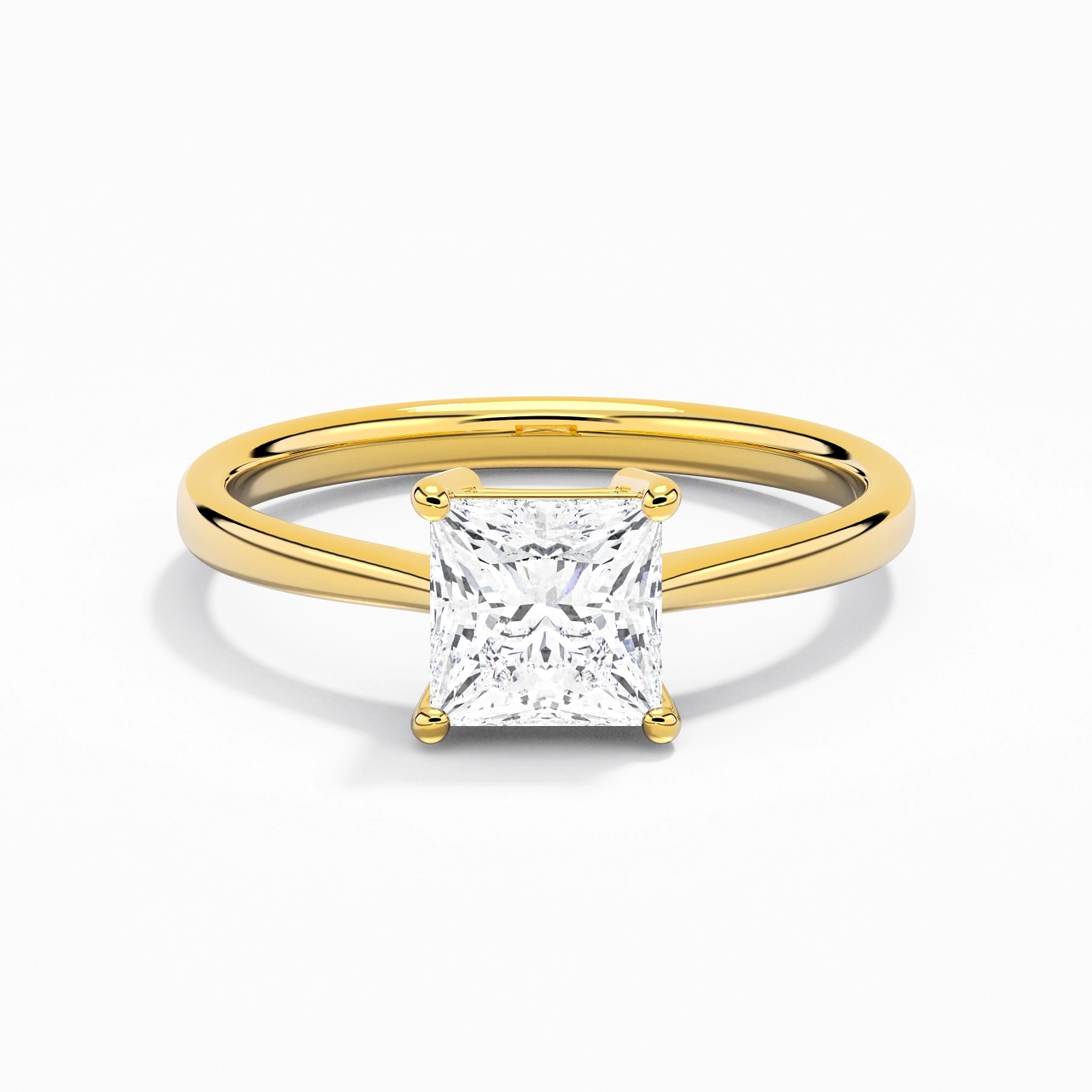 Solitaire Engagement Ring 1.50ct Moissanite