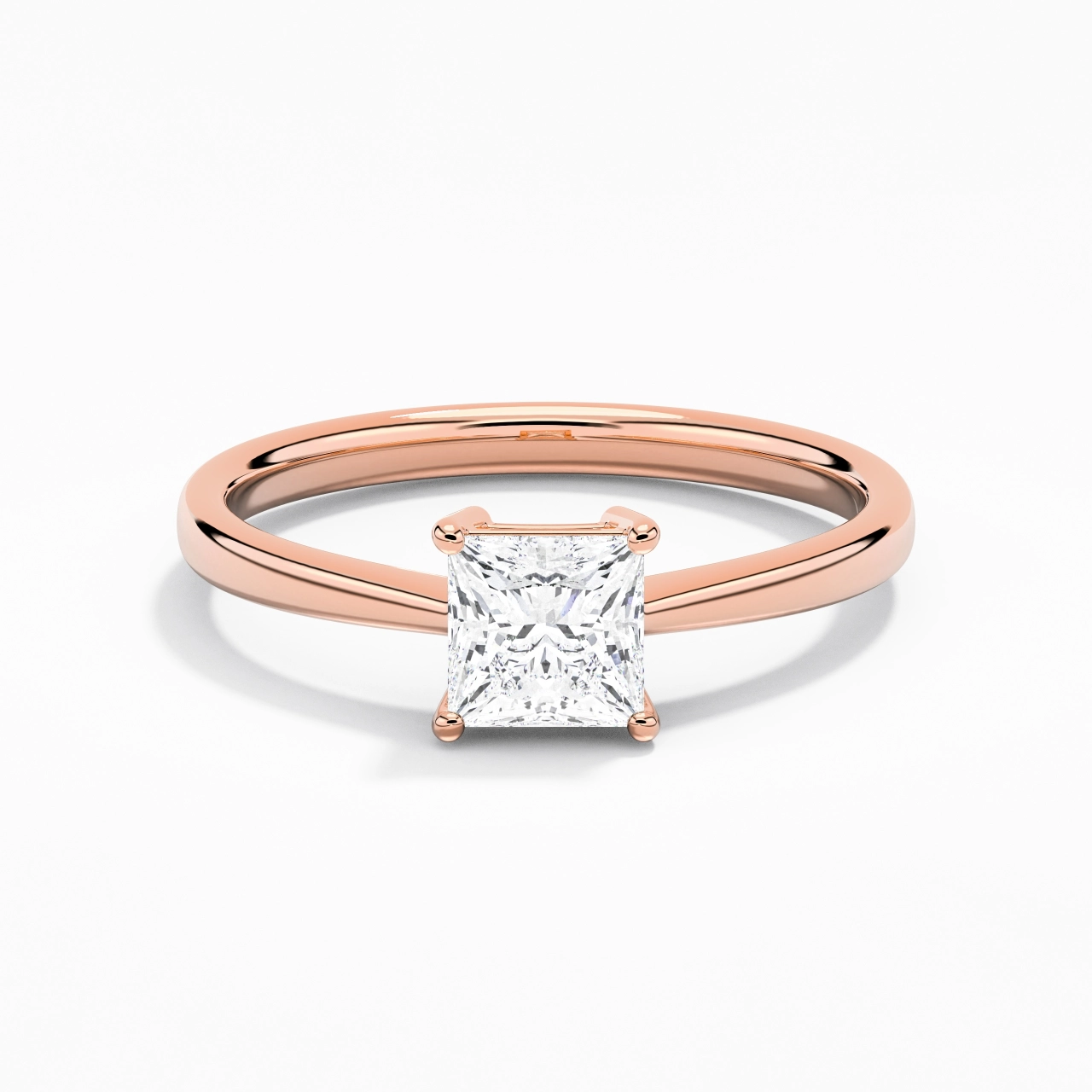 Solitaire Engagement Ring 1.00ct Moissanite