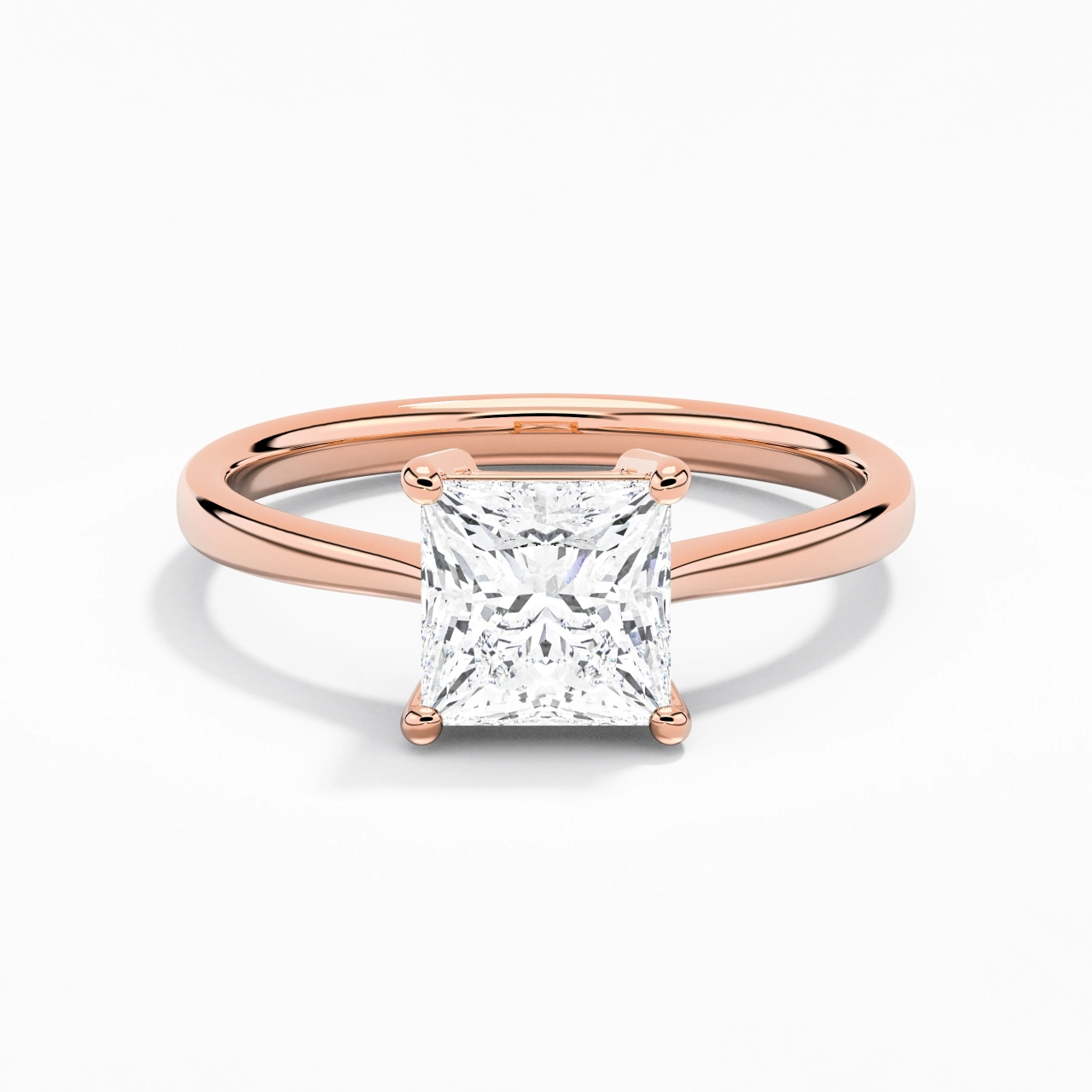 Solitaire Engagement Ring 2.00ct Moissanite
