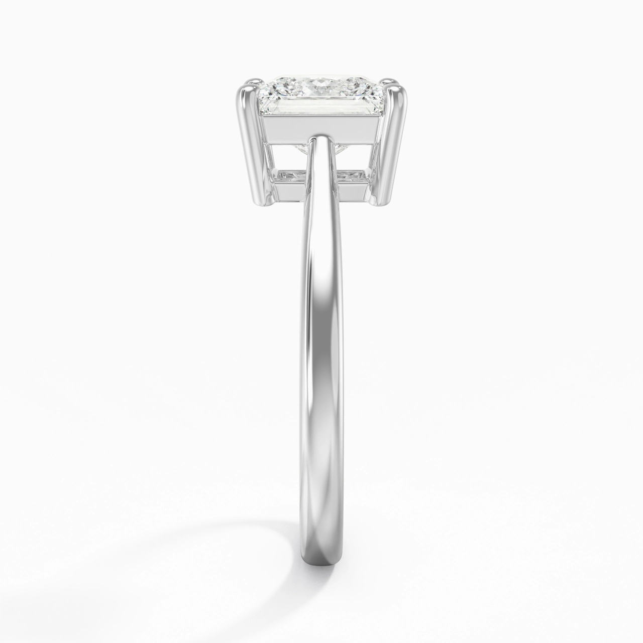 Solitaire Engagement Ring 2.00ct Moissanite