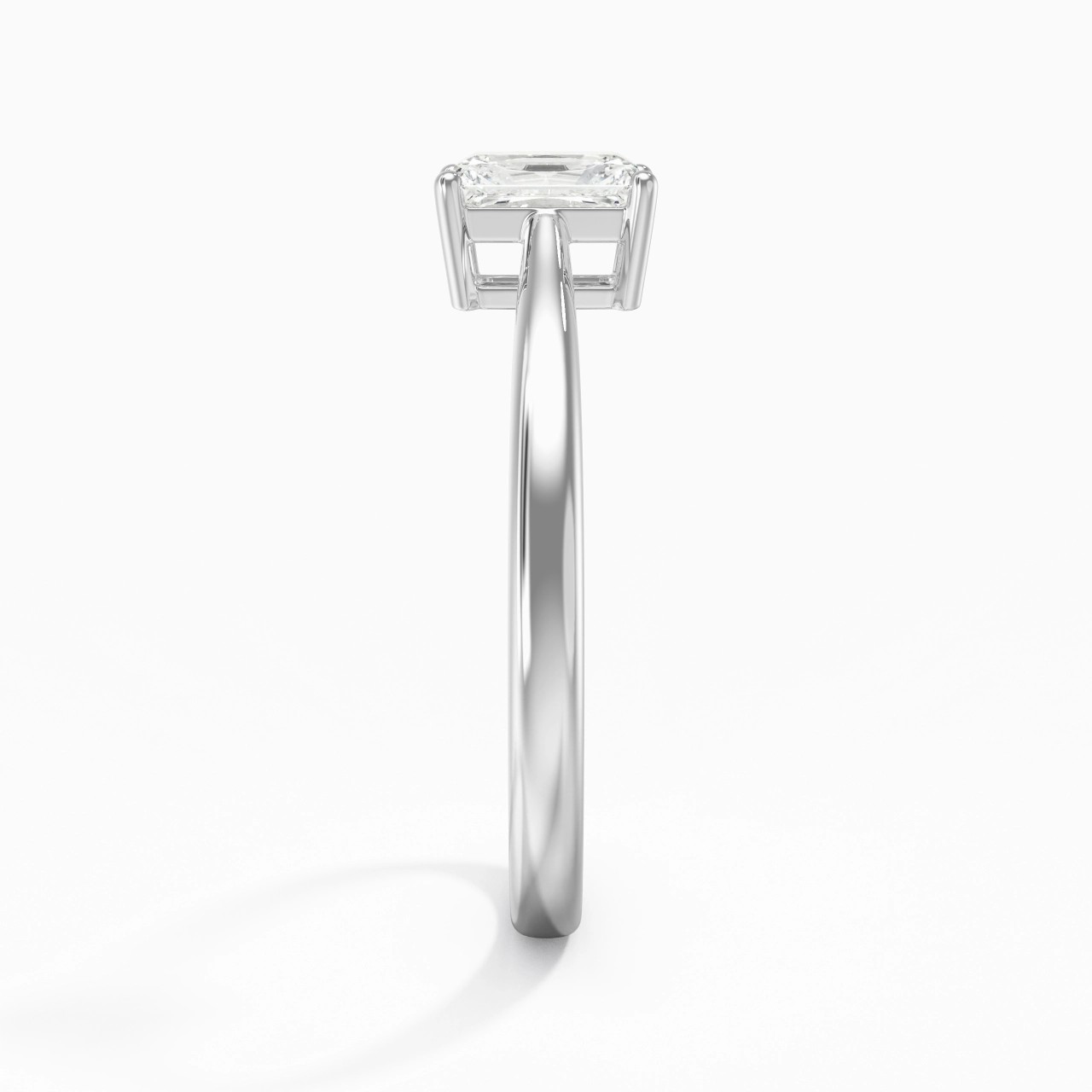 Solitaire Engagement Ring 0.80ct Moissanite