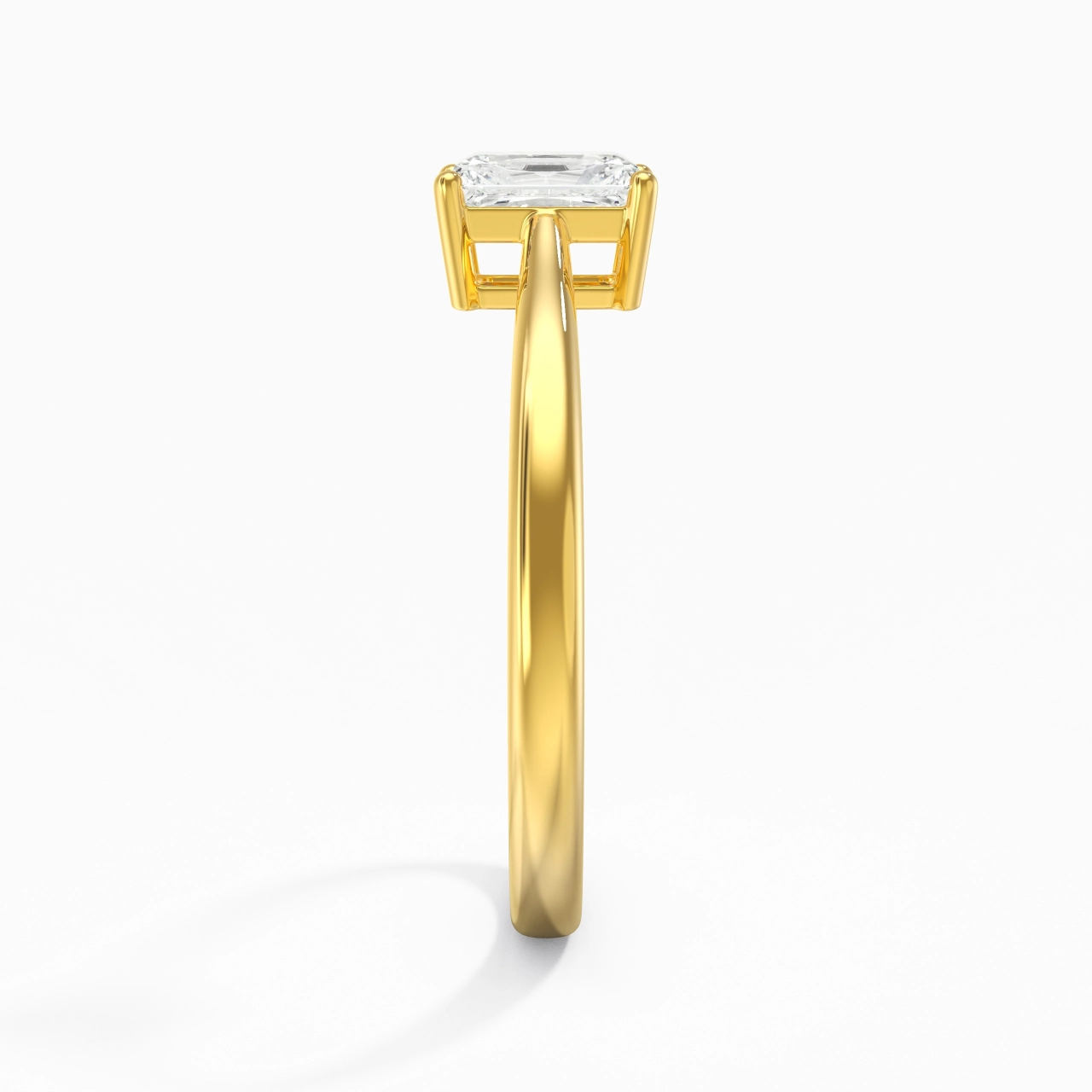 Solitaire Engagement Ring 0.80ct Moissanite