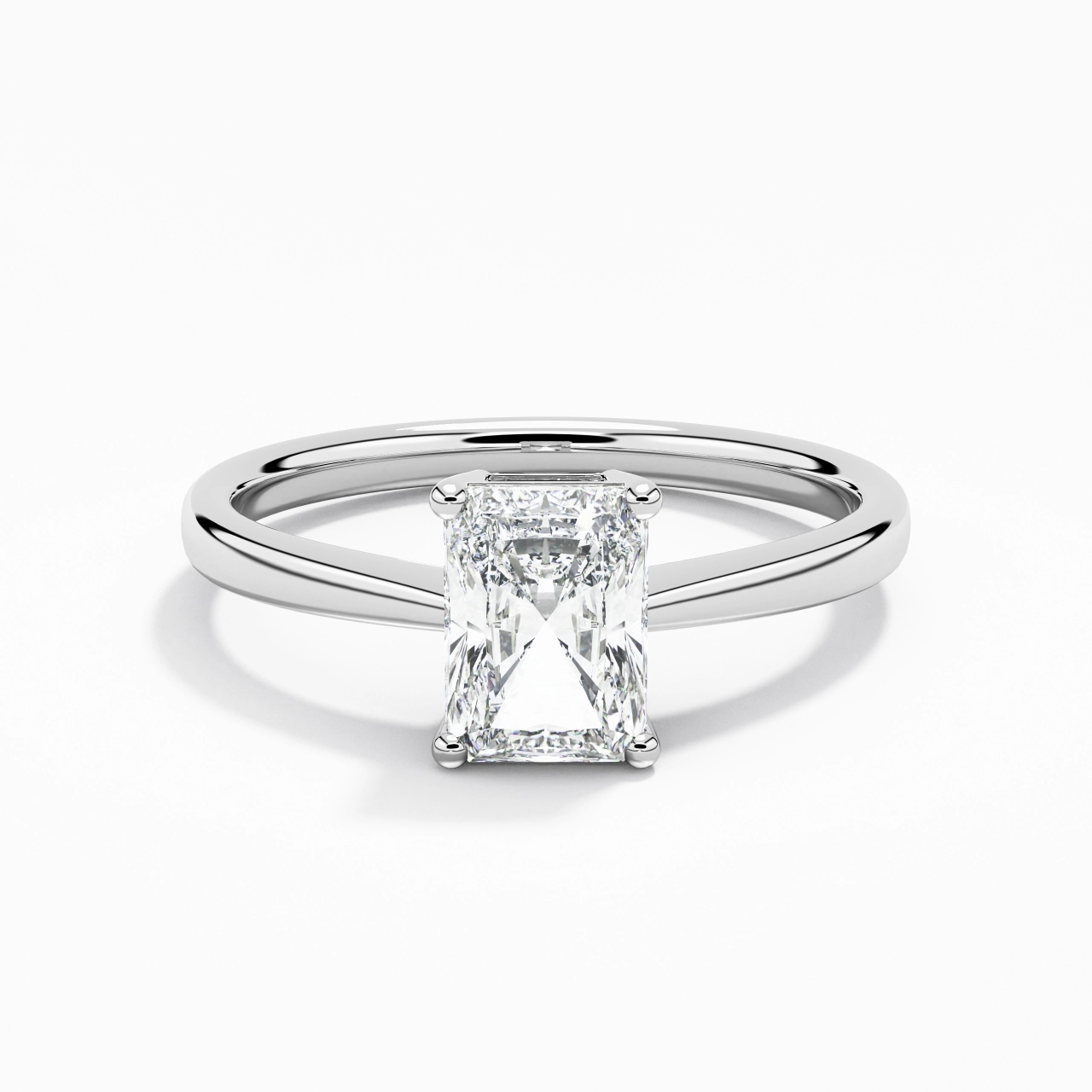 Solitaire Engagement Ring 1.00ct Moissanite