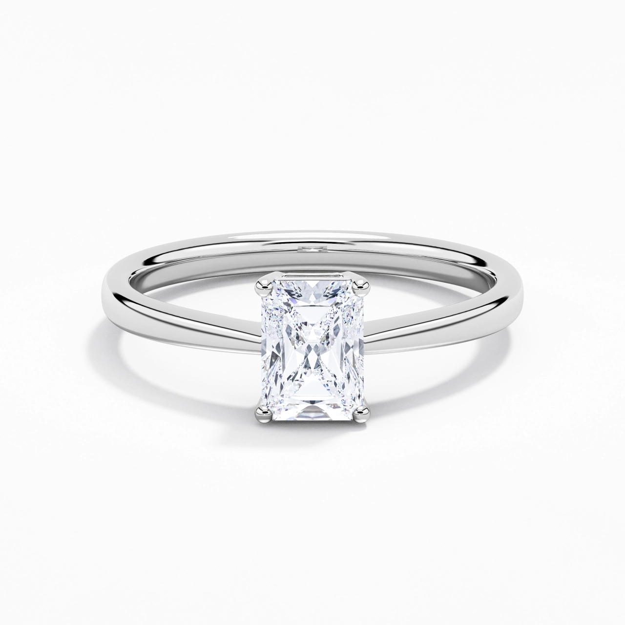 Solitaire Engagement Ring 1.00ct Moissanite