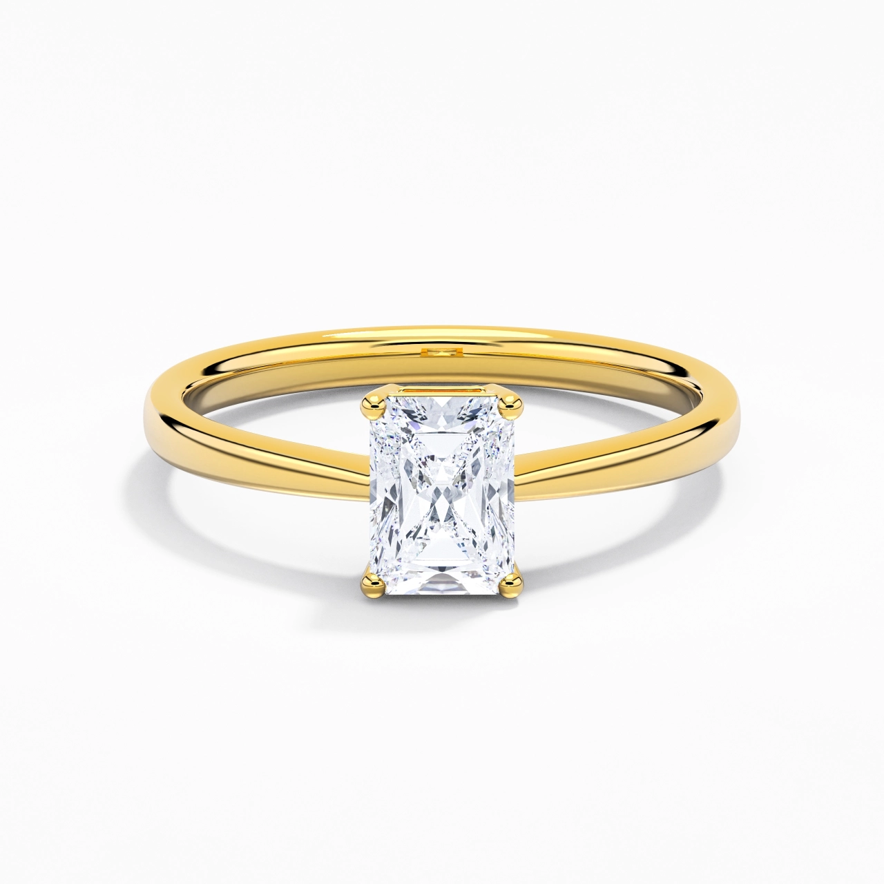 Solitaire Engagement Ring 1.00ct Moissanite