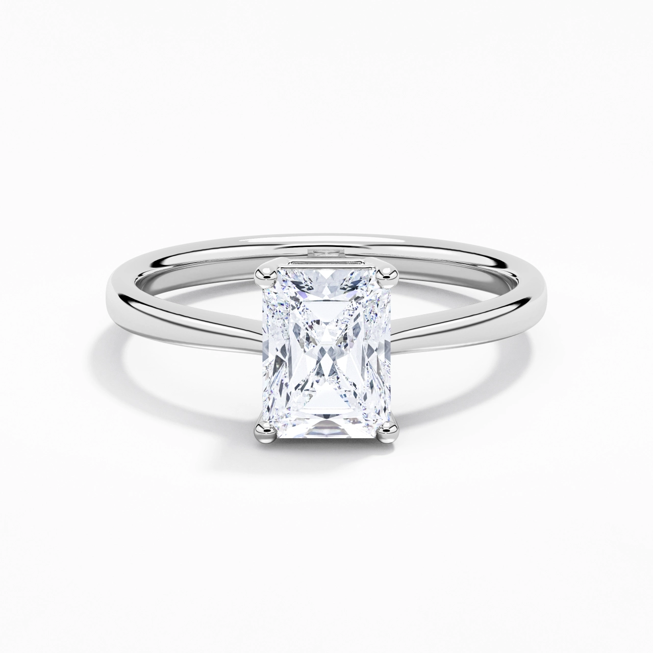 Solitaire Engagement Ring 2.00ct Moissanite