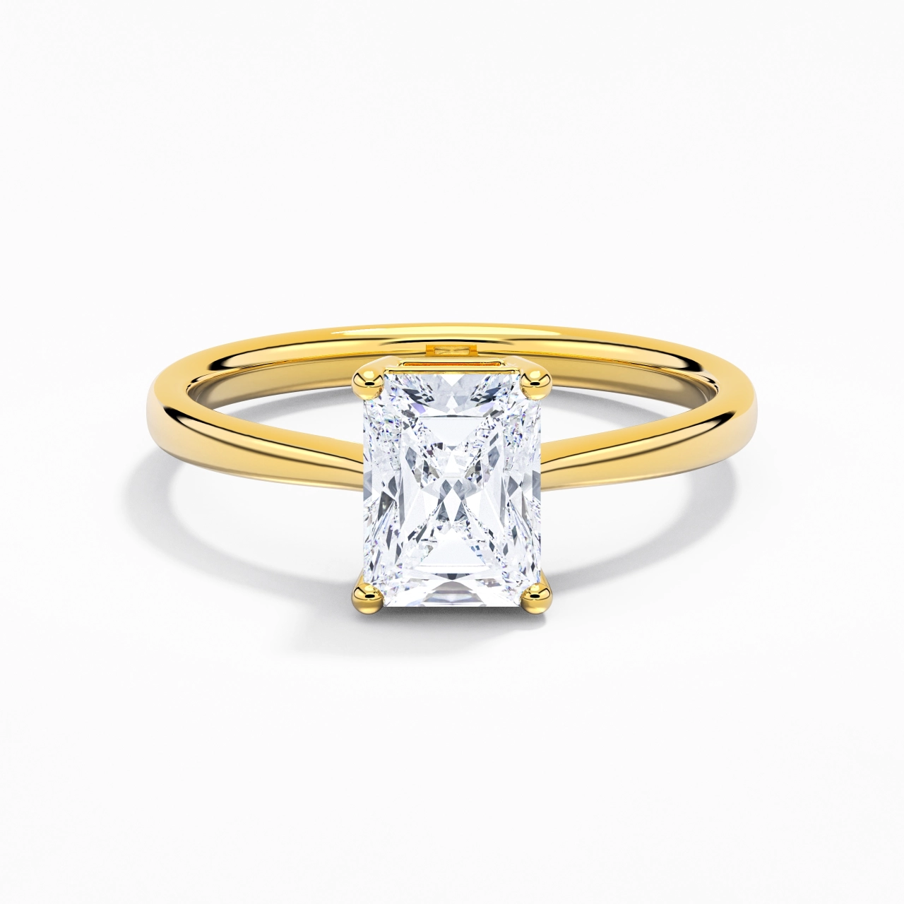 Solitaire Engagement Ring 2.00ct Moissanite