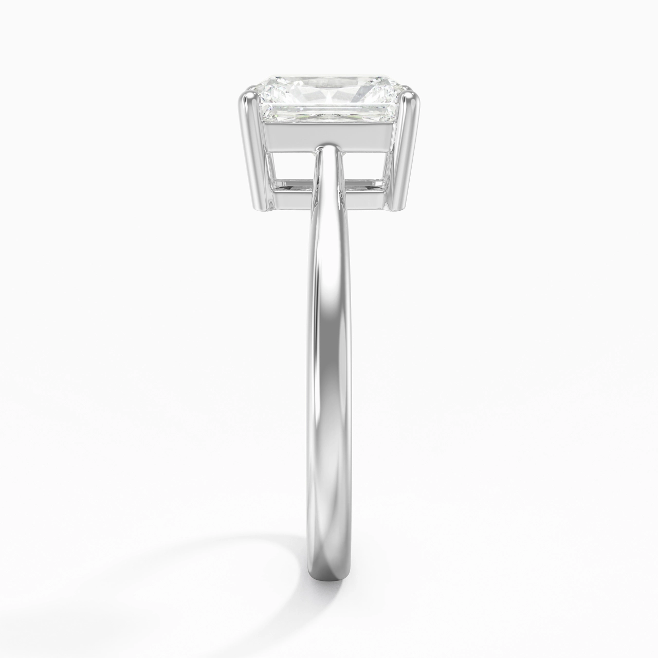 Solitaire Engagement Ring 2.00ct Moissanite