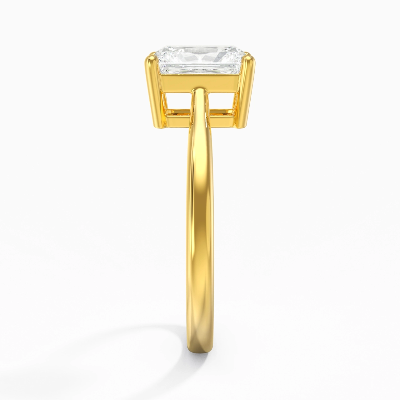 Solitaire Engagement Ring 2.00ct Moissanite