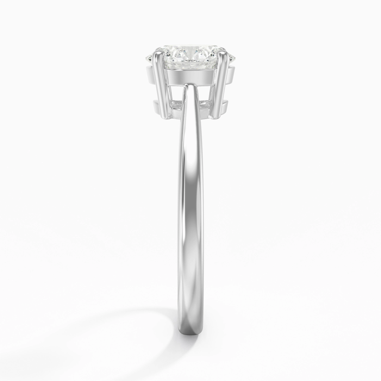 Solitaire Engagement Ring 1.50ct Moissanite