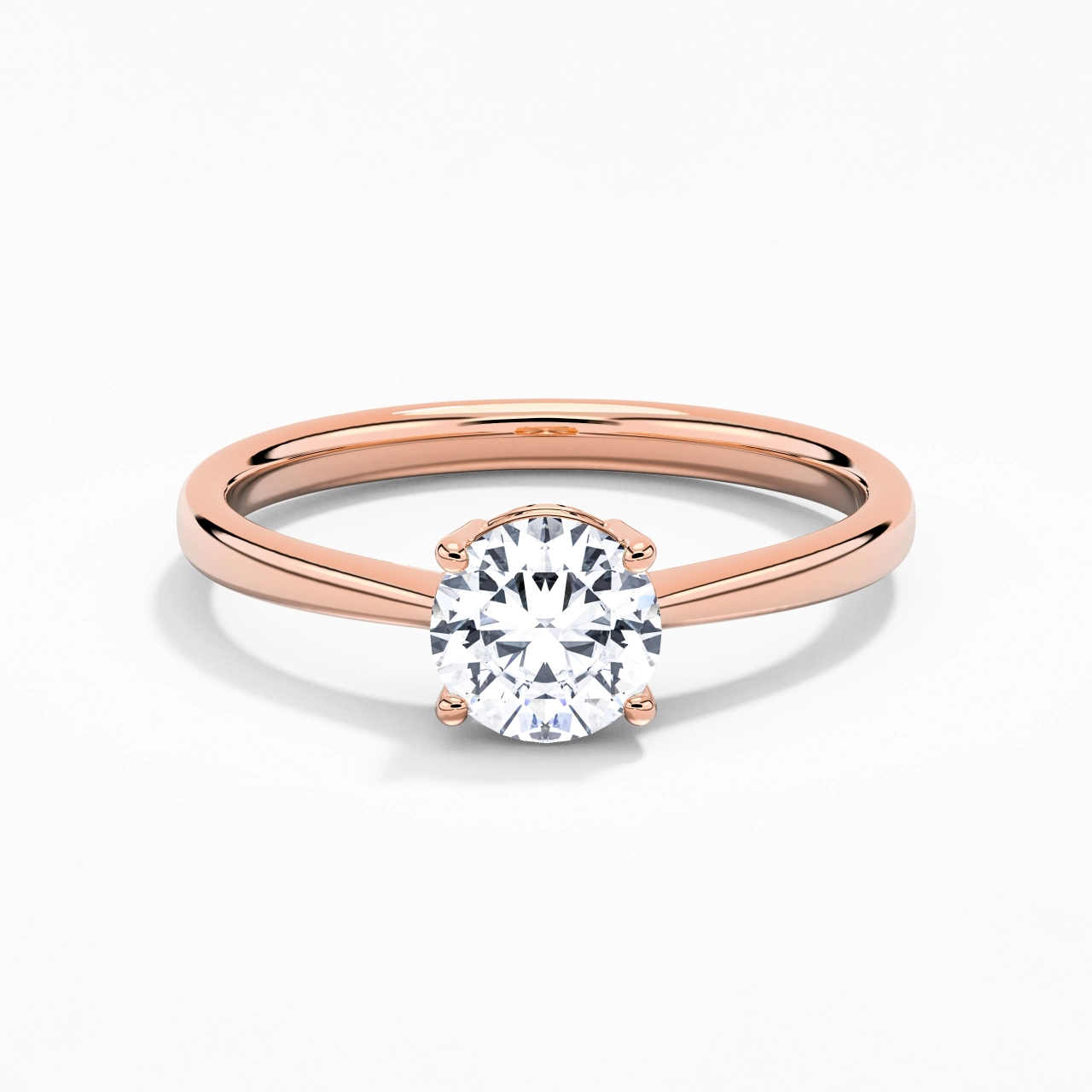 Solitaire Engagement Ring 1.00ct Moissanite