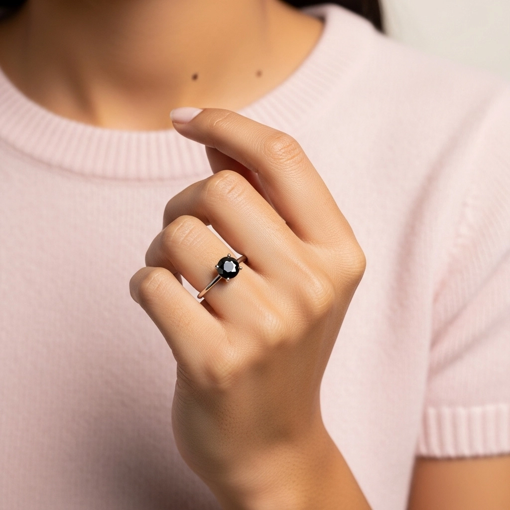 Solitaire Engagement Ring 1.00ct Cubic Zirconia