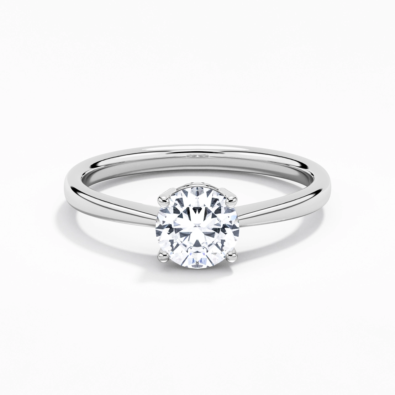 Solitaire Engagement Ring 1.00ct Moissanite