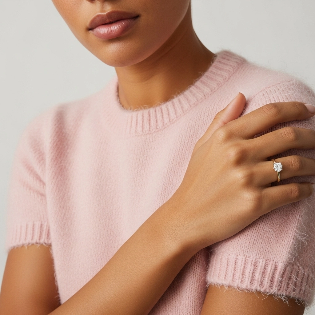 Solitaire Engagement Ring 1.00ct Moissanite