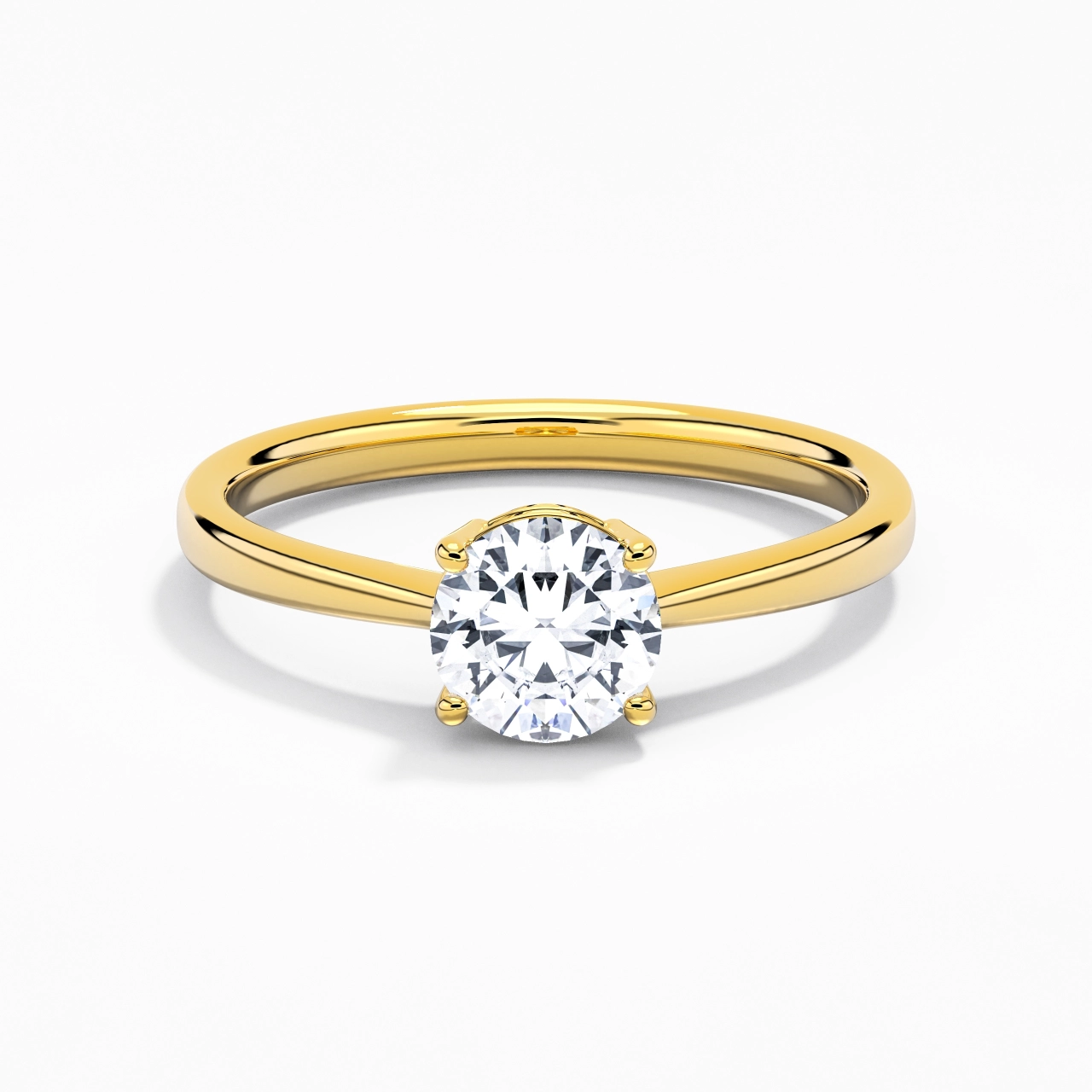 Solitaire Engagement Ring 1.00ct Moissanite