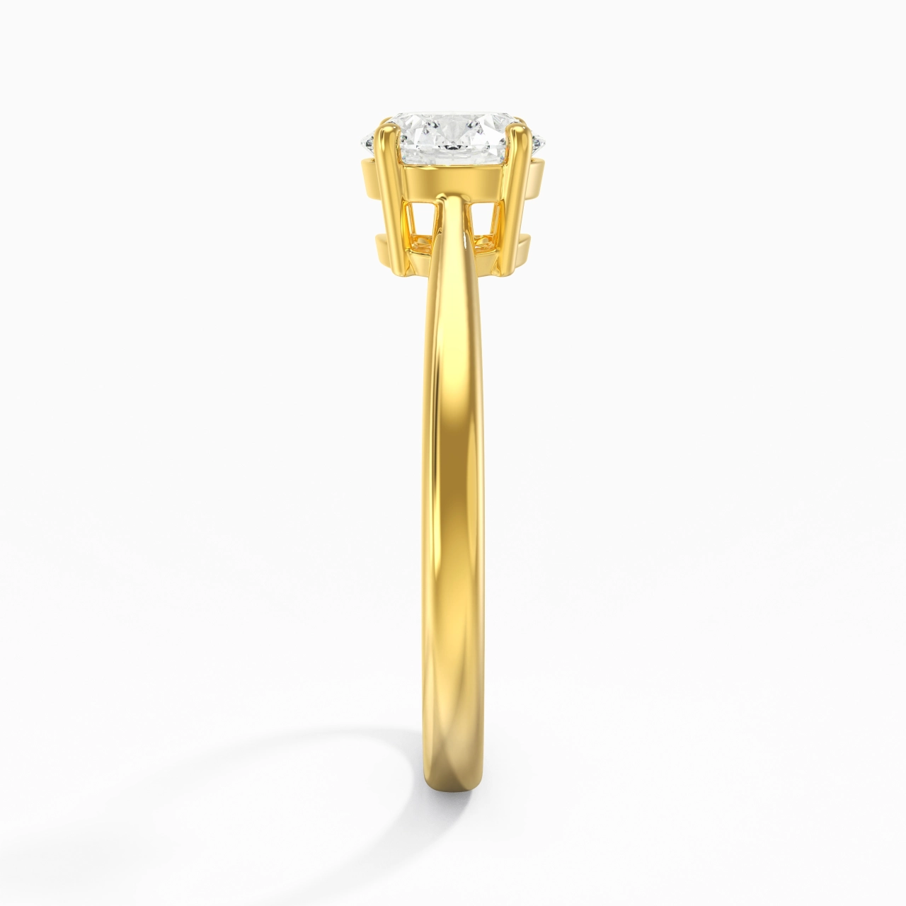 Solitaire Engagement Ring 1.00ct Moissanite